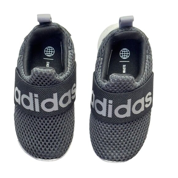 ADIDAS LITE RACER ADAPT 4.0 Kids Shoes Black Textile Unisex Size 5K - Picture 3 of 11